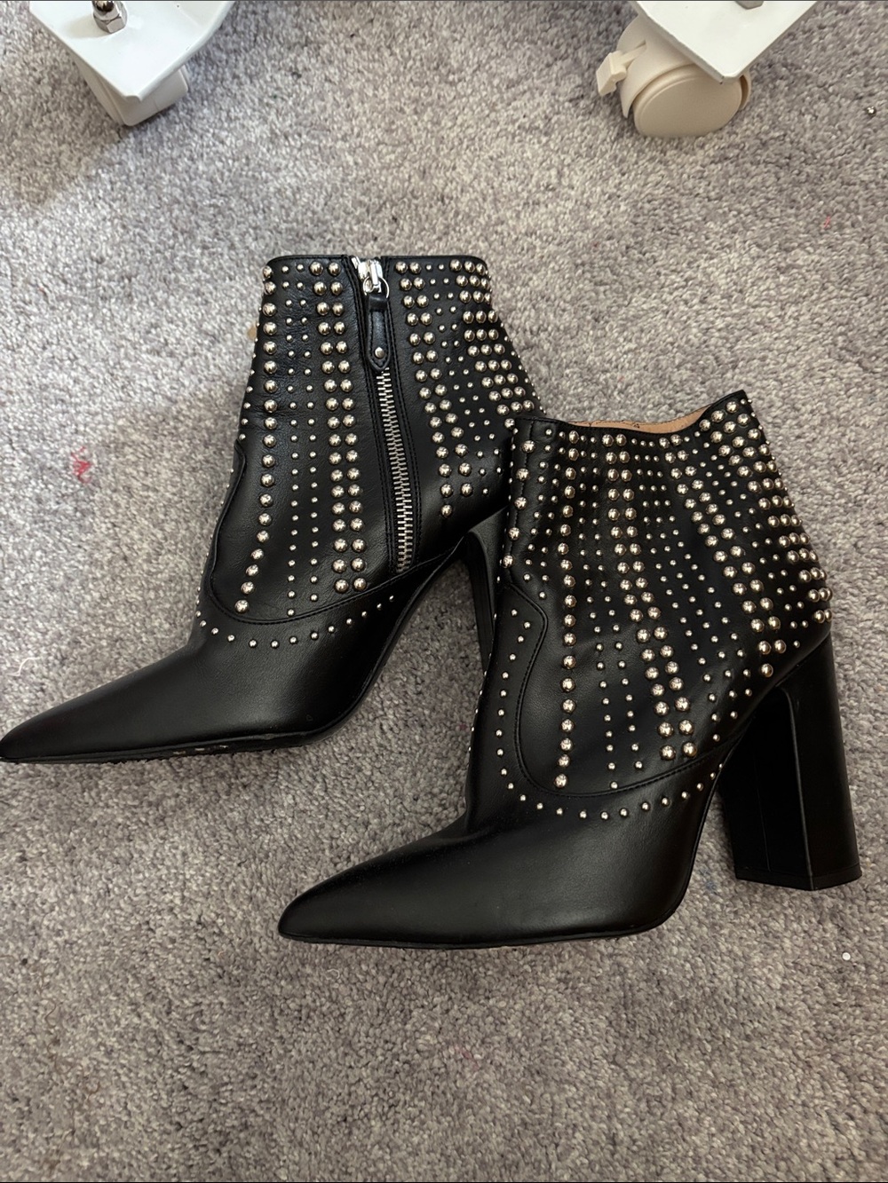 IRO PARIS STUDDED ANKLE BOOTS